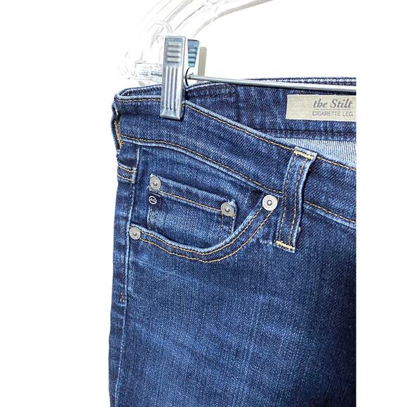 Adriano Goldschmied The Stilt Cigarette Leg Stretch Made USA Womens 28R 28 R - Picture 6 of 9